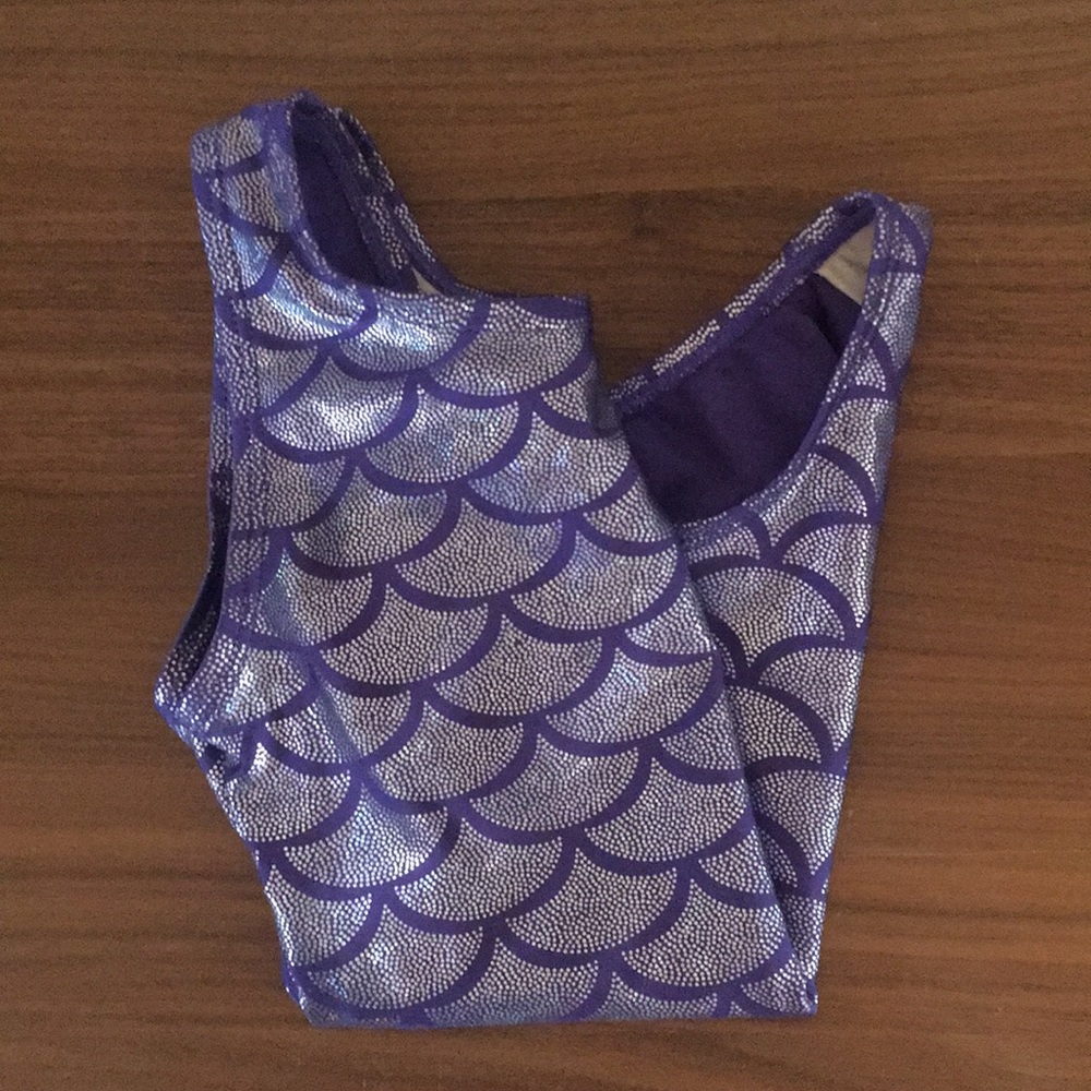 DANSKIN mermaid gymnastic leotard